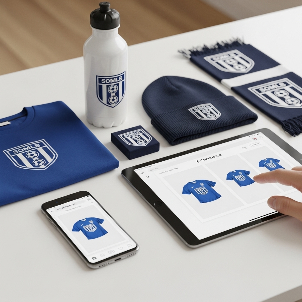 Club members celebrating store launch and sharing on social media